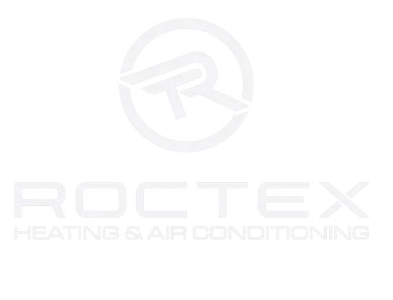 Roctex White Logo  REVISED, RocTex Heating &amp; Air Conditioning in Rockwall